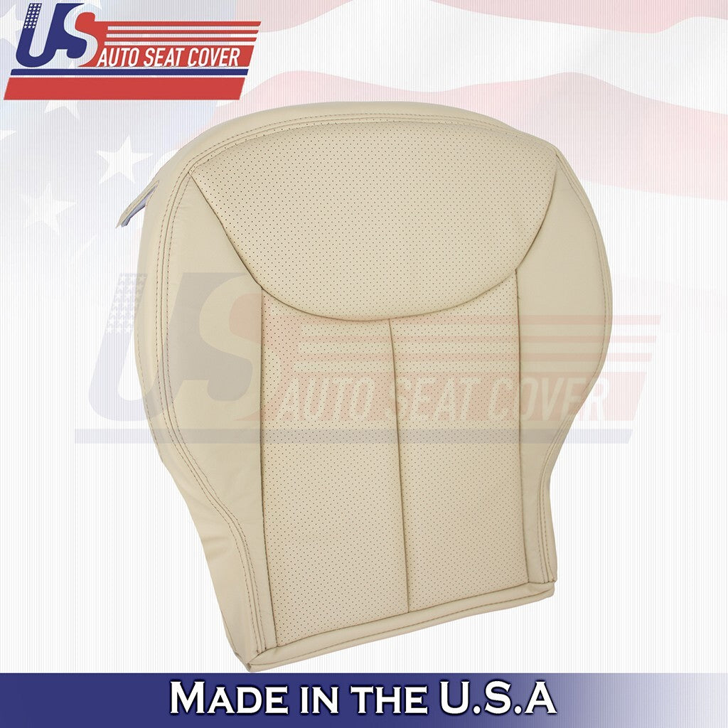 2003 to 2007 Fits Mercedes Benz SL500 Driver Bottom Perf Leather Cover Beige