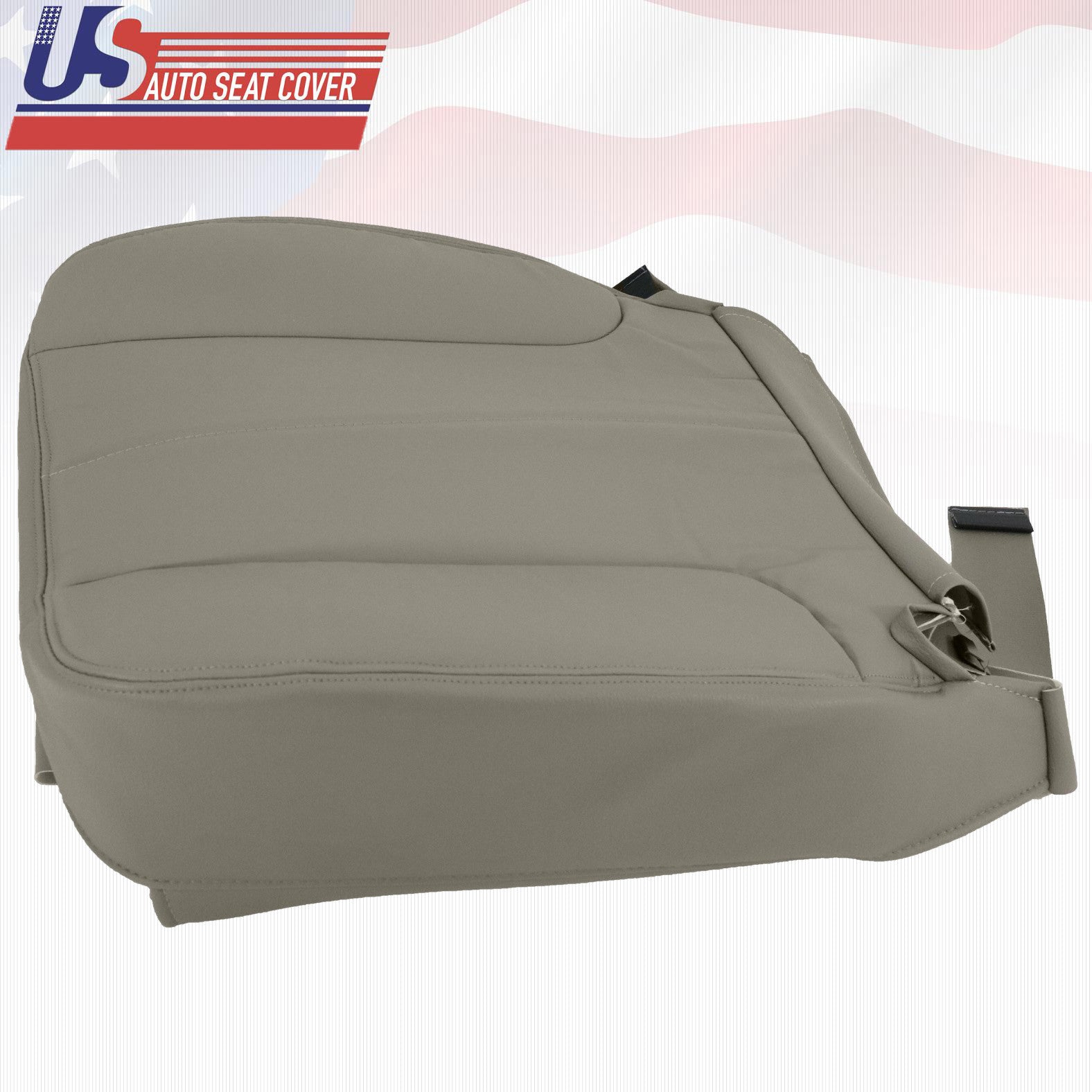 2003 Fits Dodge Ram 1500 SLT Leather Replacement Tan Seat Cover-Driver Bottom