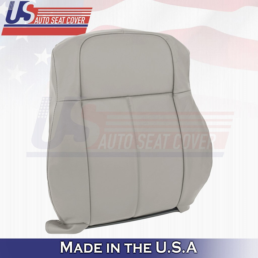 2009 2010 For Chrysler 300C Limited Driver Top Bottom Leather Cover Light Gray