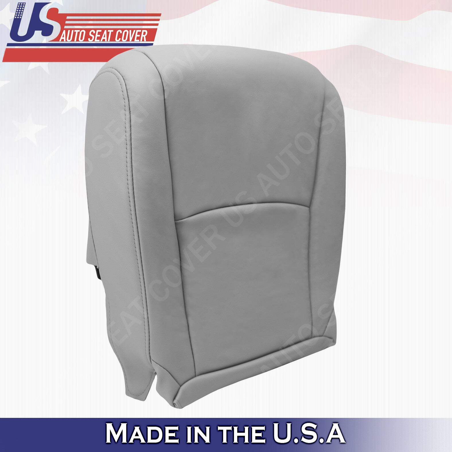 2004 to 2013 For Toyota Highlander Driver & Passenger Bottoms Leather Cover Gray