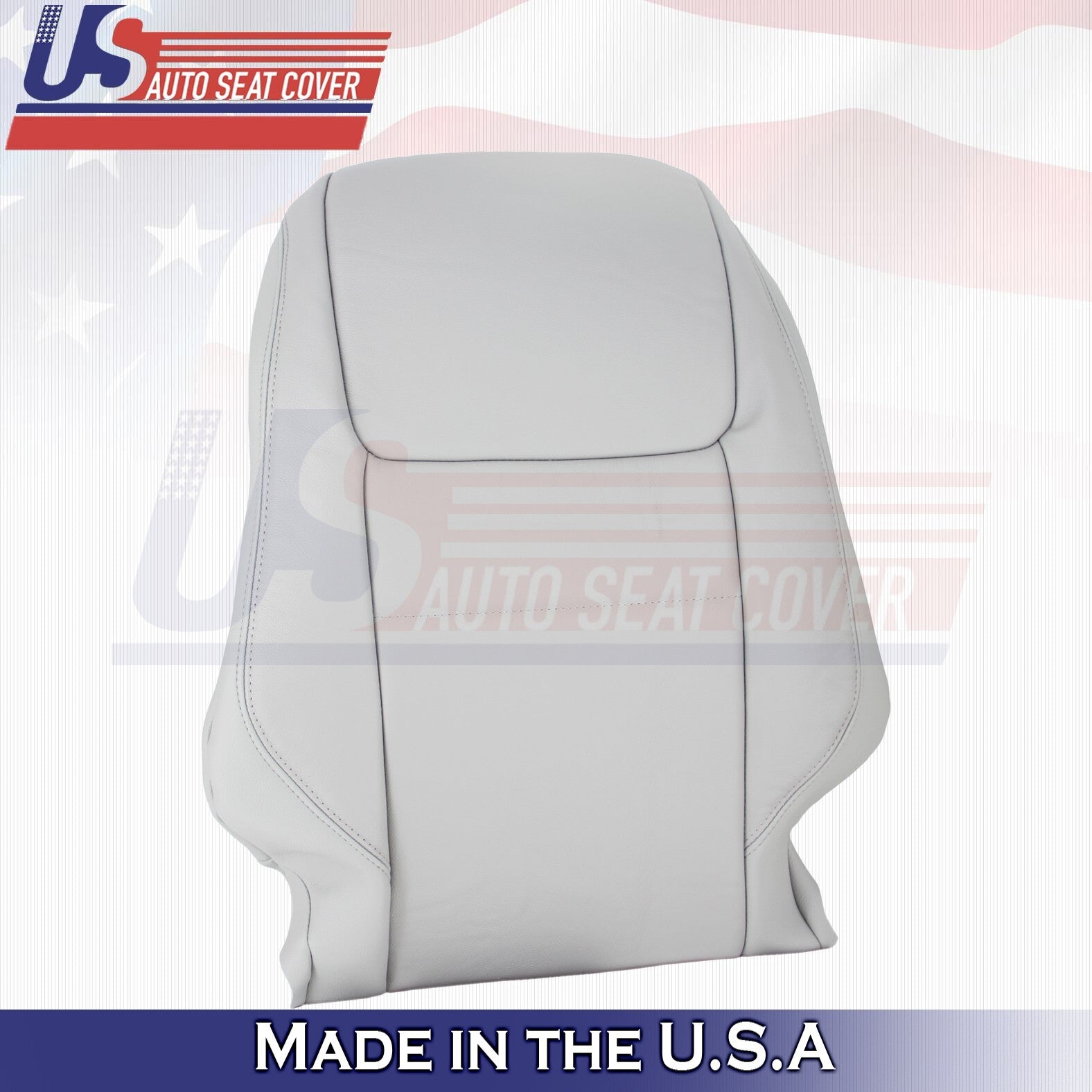 2017-2020 Fits Toyota Sienna Driver Side Bottom & Top Leather Seat Cover Gray