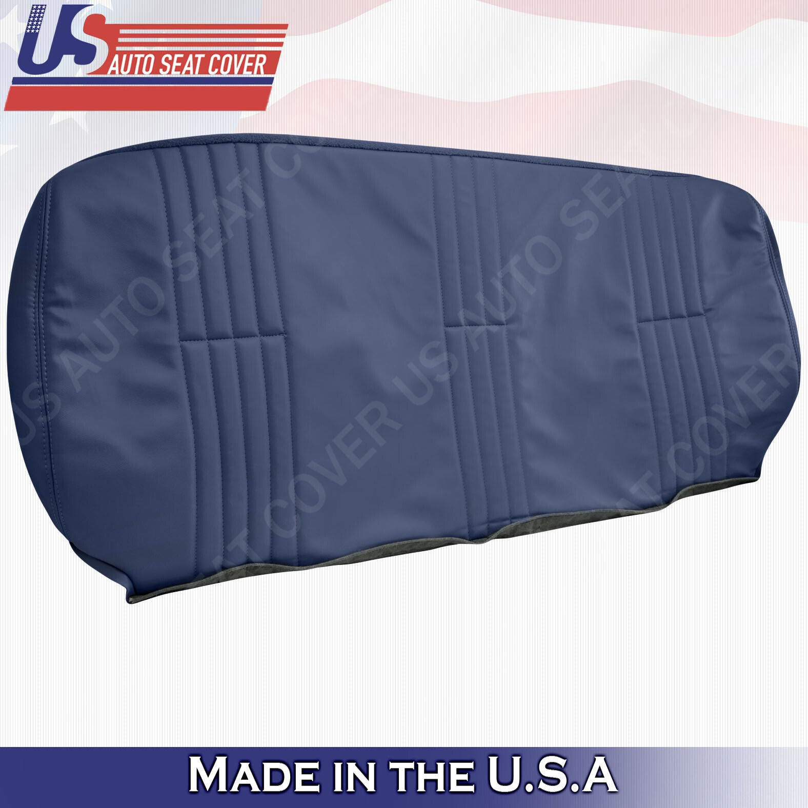 1995 to 2000 Fits For Chevy Silverado Work Truck Top Bench Seat Vinyl Cover Blue