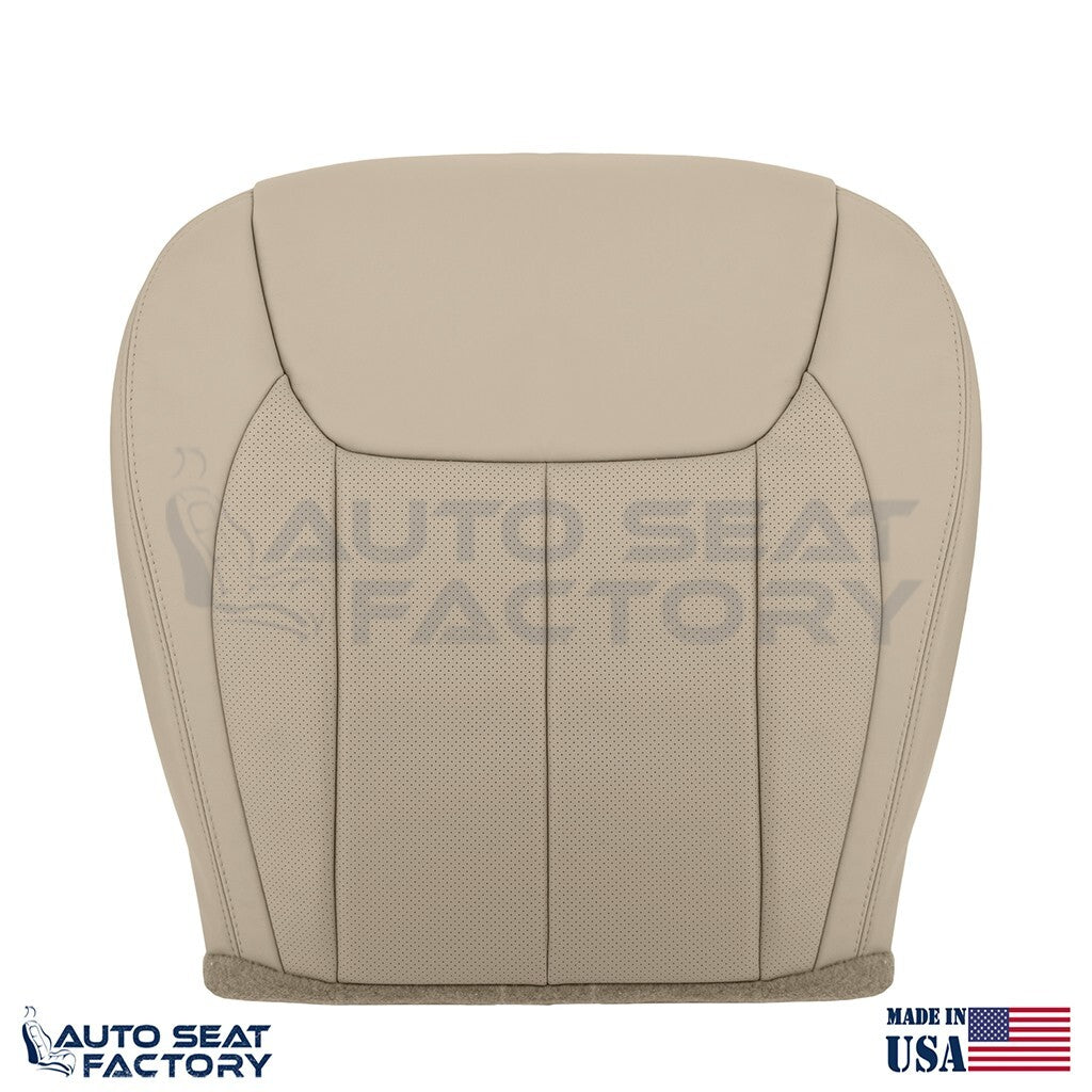 For 2006 - 2011 Cadillac DTS LEFT & RIGHT Bottom Cashmere Vinyl Seat Cover, Perf