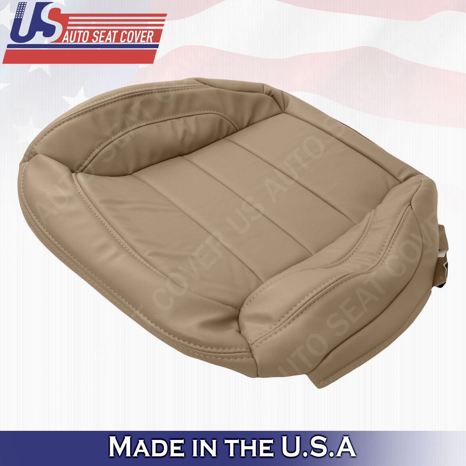 FOR 2014 2015 Mercedes Benz ML350 ML250 Driver Bottom Solid Leather Cover TAN