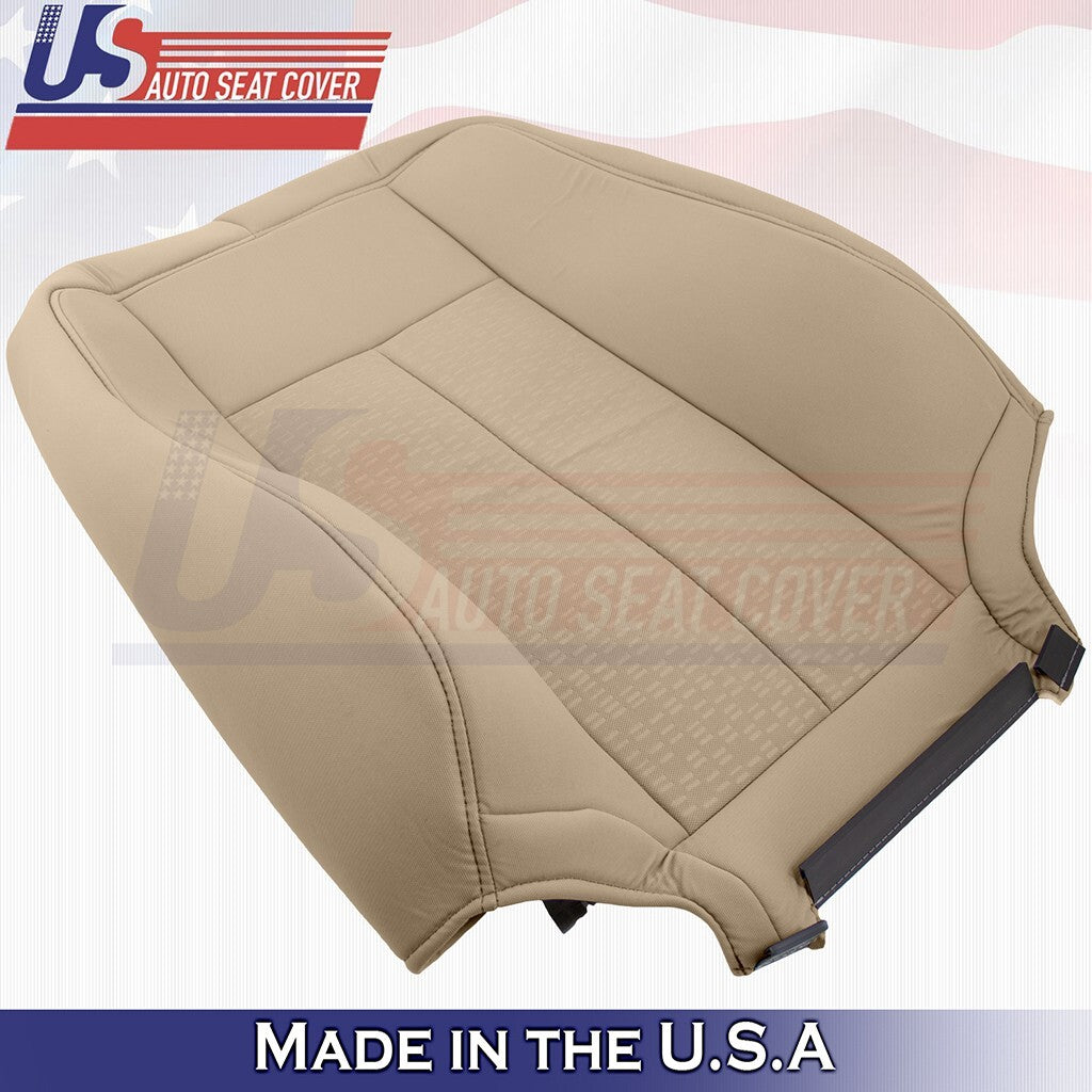 2007 to 2014 Fits Ford Expedition Front Set Tops & Bottoms Cloth Cover Camel Tan