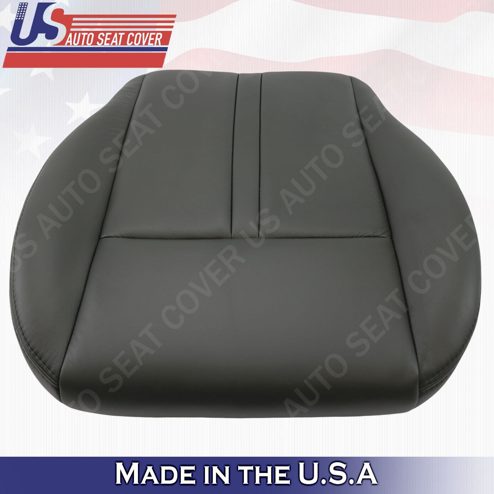 2005 2006 2007 Fits Jeep Grand Cherokee Driver Bottom Leather Seat Cover Black