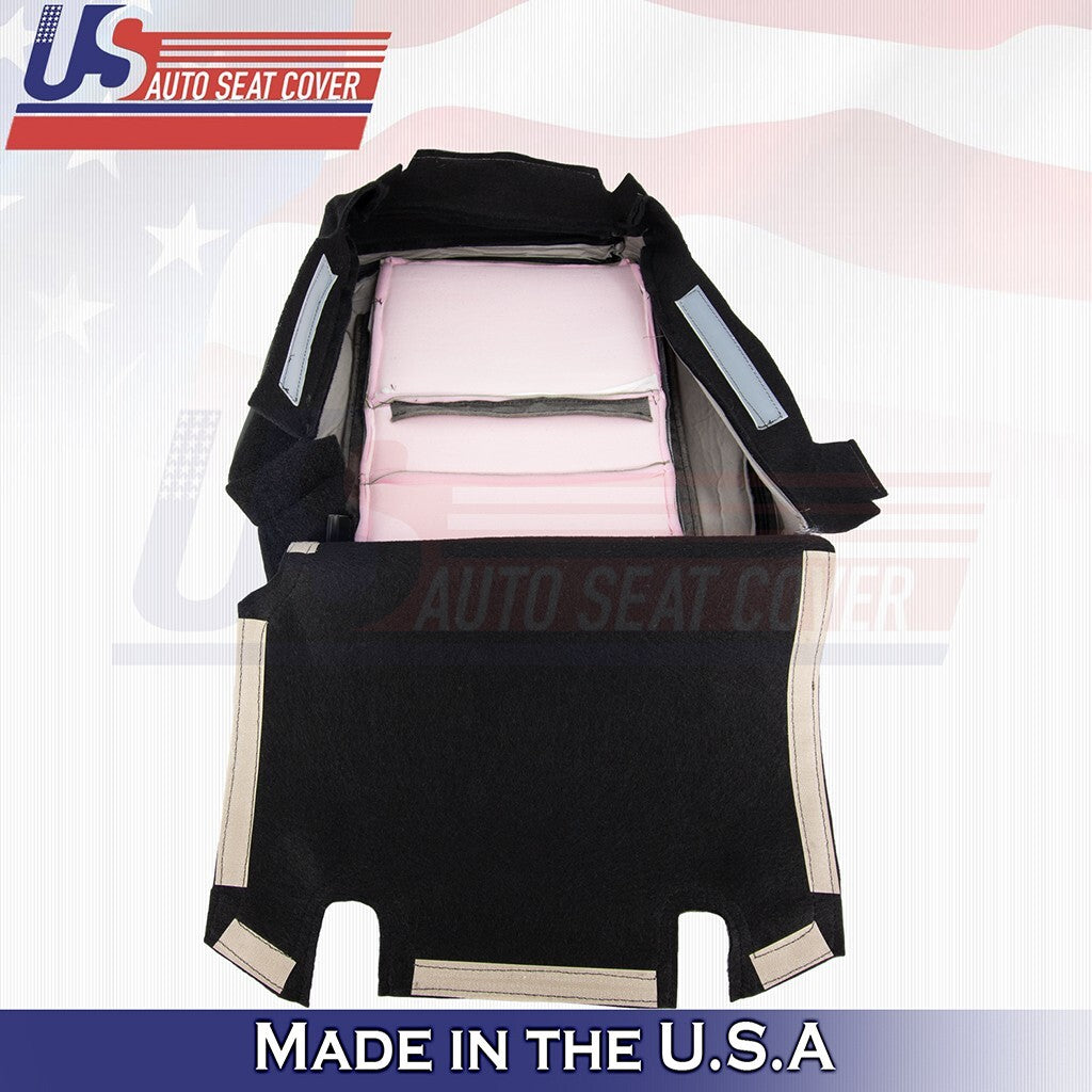 2nd Row Driver Bottom Cover Black/Tan Fits 2005 Ford Excursion Eddie Bauer