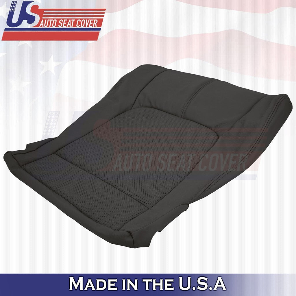 2009 to 2014 Fits Nissan Murano Driver Bottom Leather Seat Cover Black
