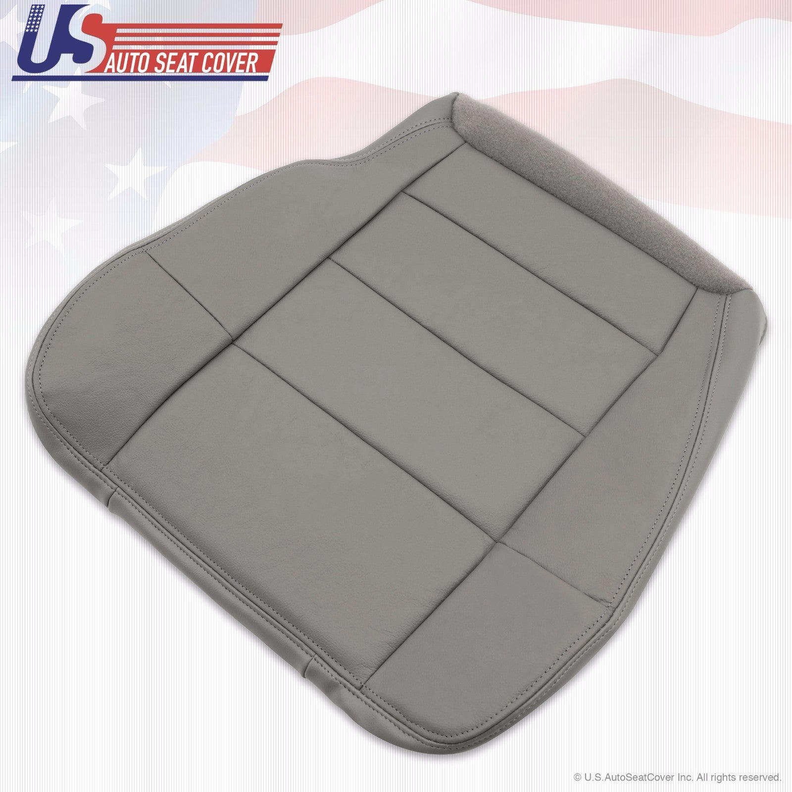 2003 Ford F-150 Lariat Extended-Cab Driver/Passenger Bottom Leather Cover GRAY