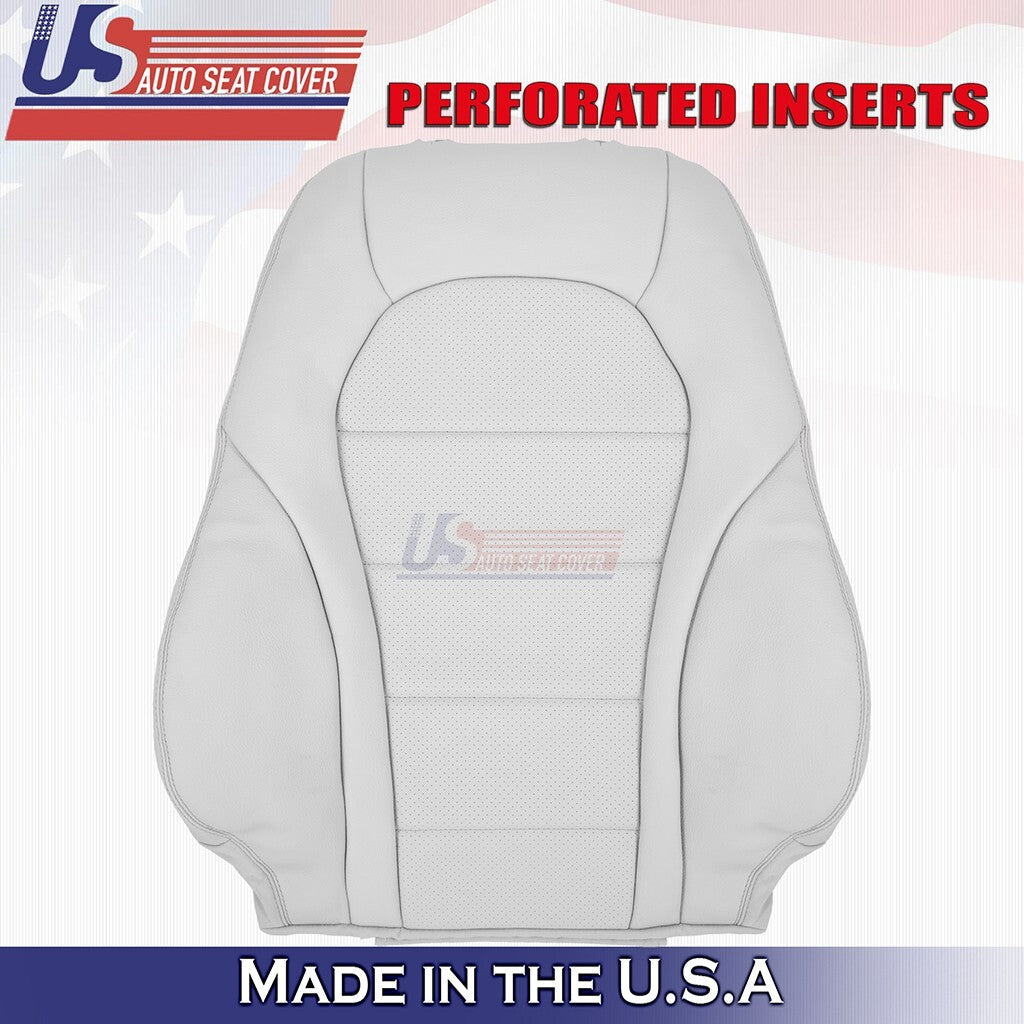 2015 2016 2017 Fits Mercedes Benz C350 Driver Top Perforated Leather Cover Gray