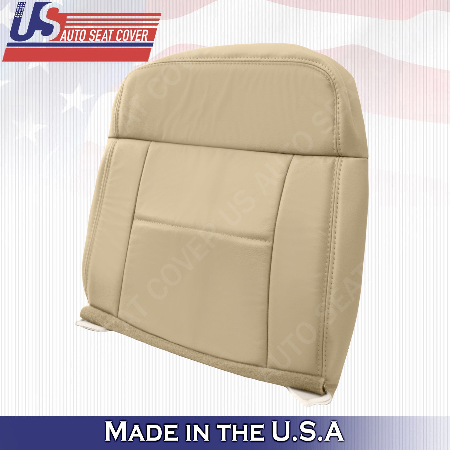 Rear Passenger Bottom leathe Cover For 2004 Ford F150 Lariat Light Parchment Tan