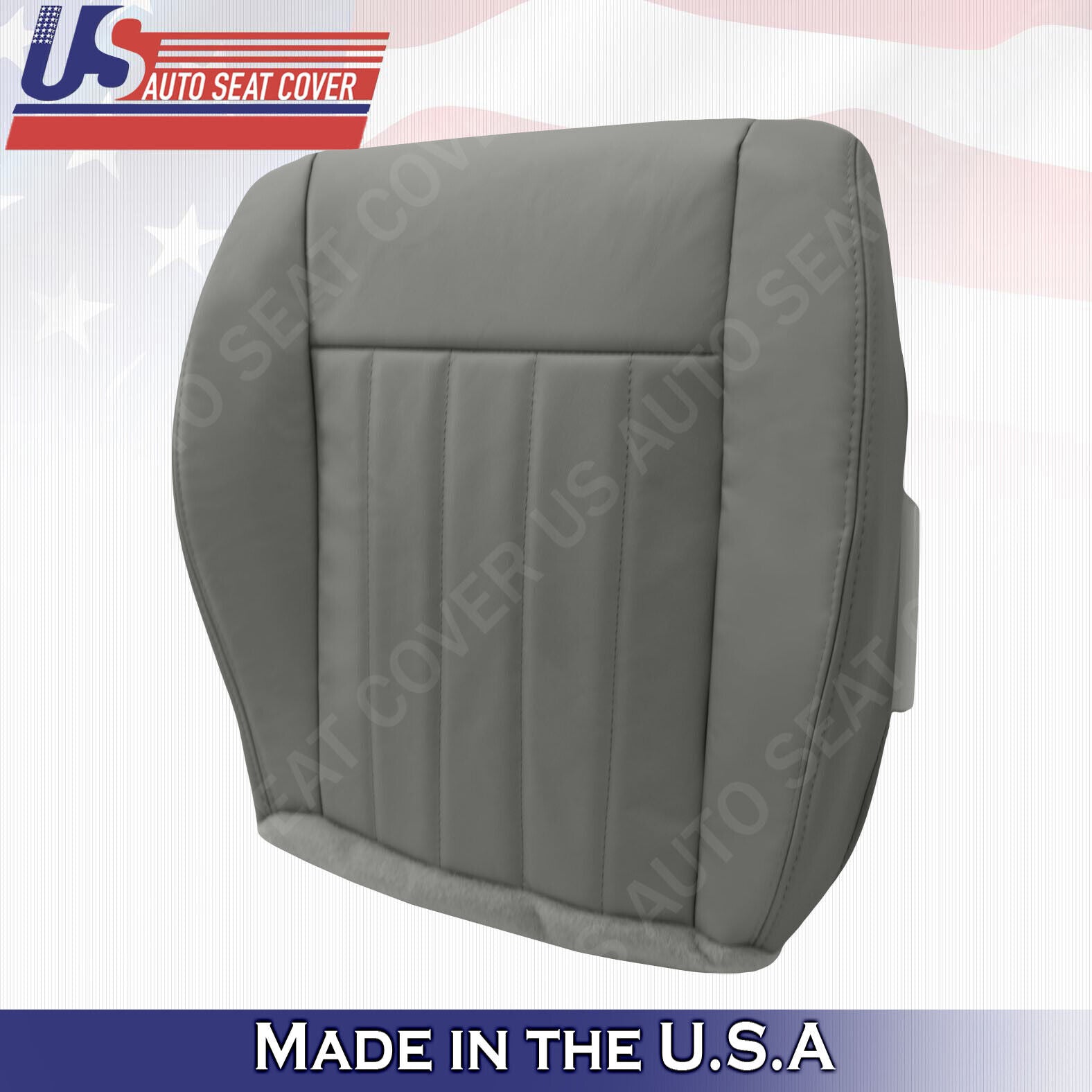 2005 2006 2007 For Jeep Liberty Limited Passenger Bottom Leather Seat Cover Gray