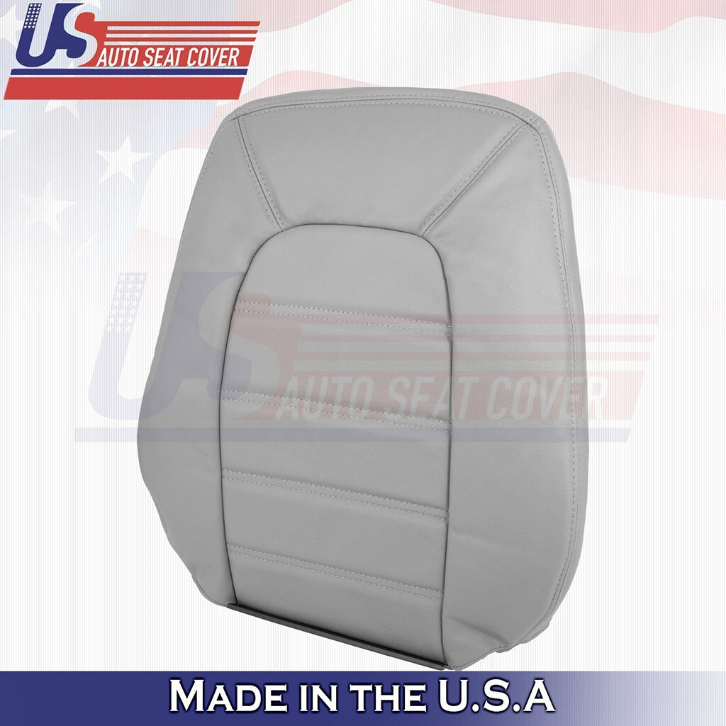 2002 to 2005 Fits Ford Explorer XLT Passenger Top Bottom Leather Seat Cover Gray