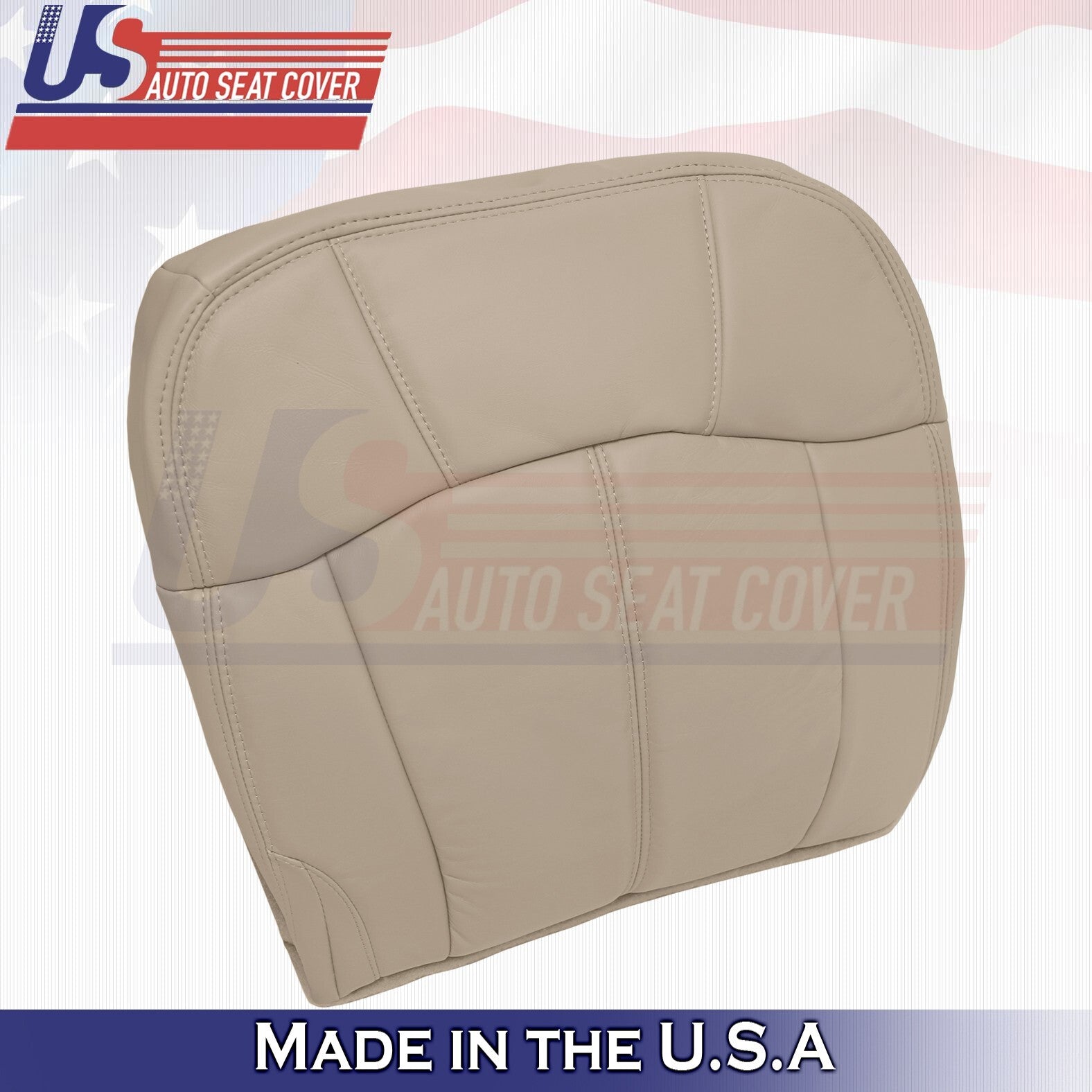 1999 to 2002 For Chevy Tahoe Rear Driver& Passenger Bottoms Leather Covers Tan