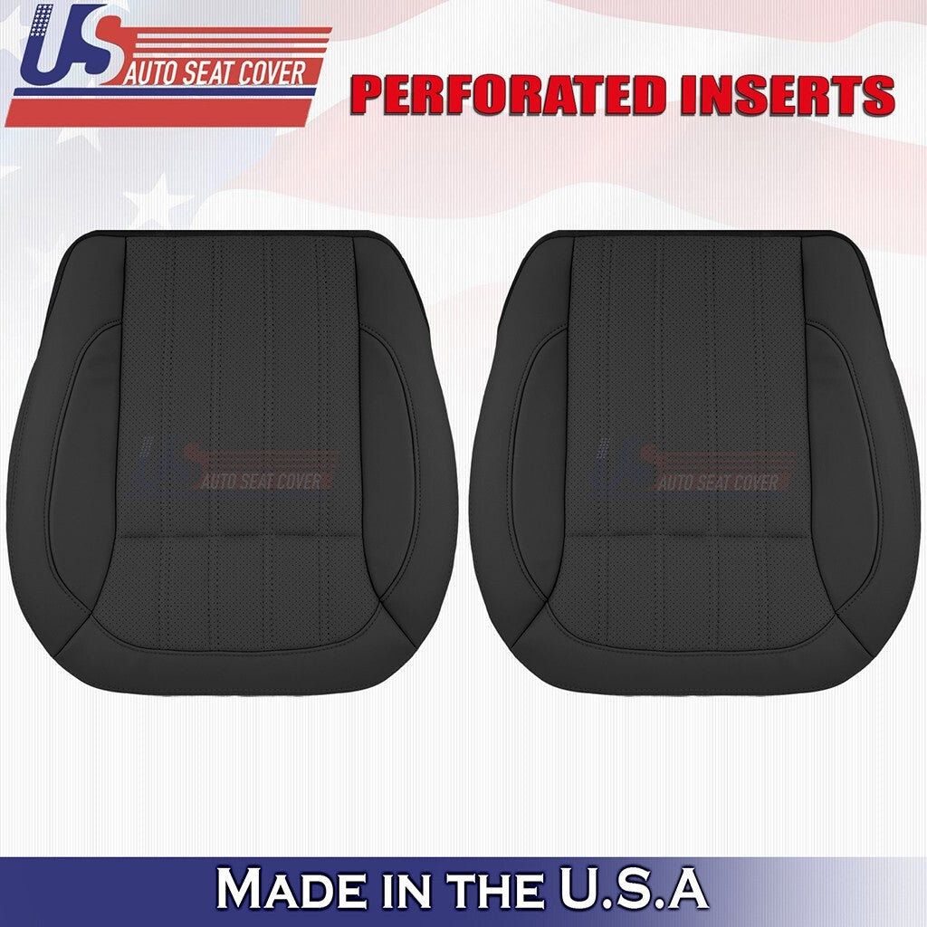 2016 For Mercedes Benz GLE550 Driver & Passenger Bottom Leather Cover Black