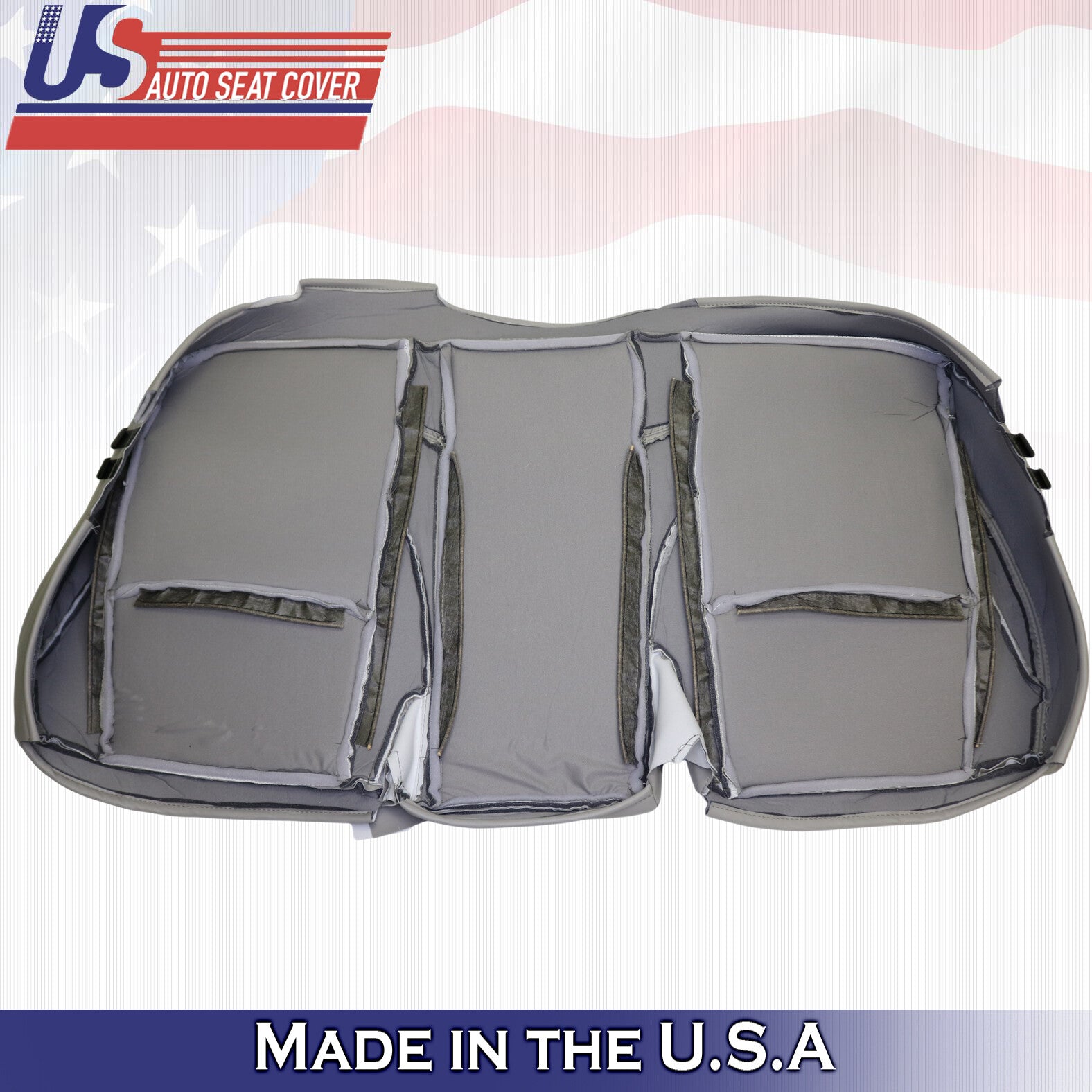 Fits 2007 to 2012 Lexus ES350 Rear Bench Bottom Perforated Leather Cover  Gray