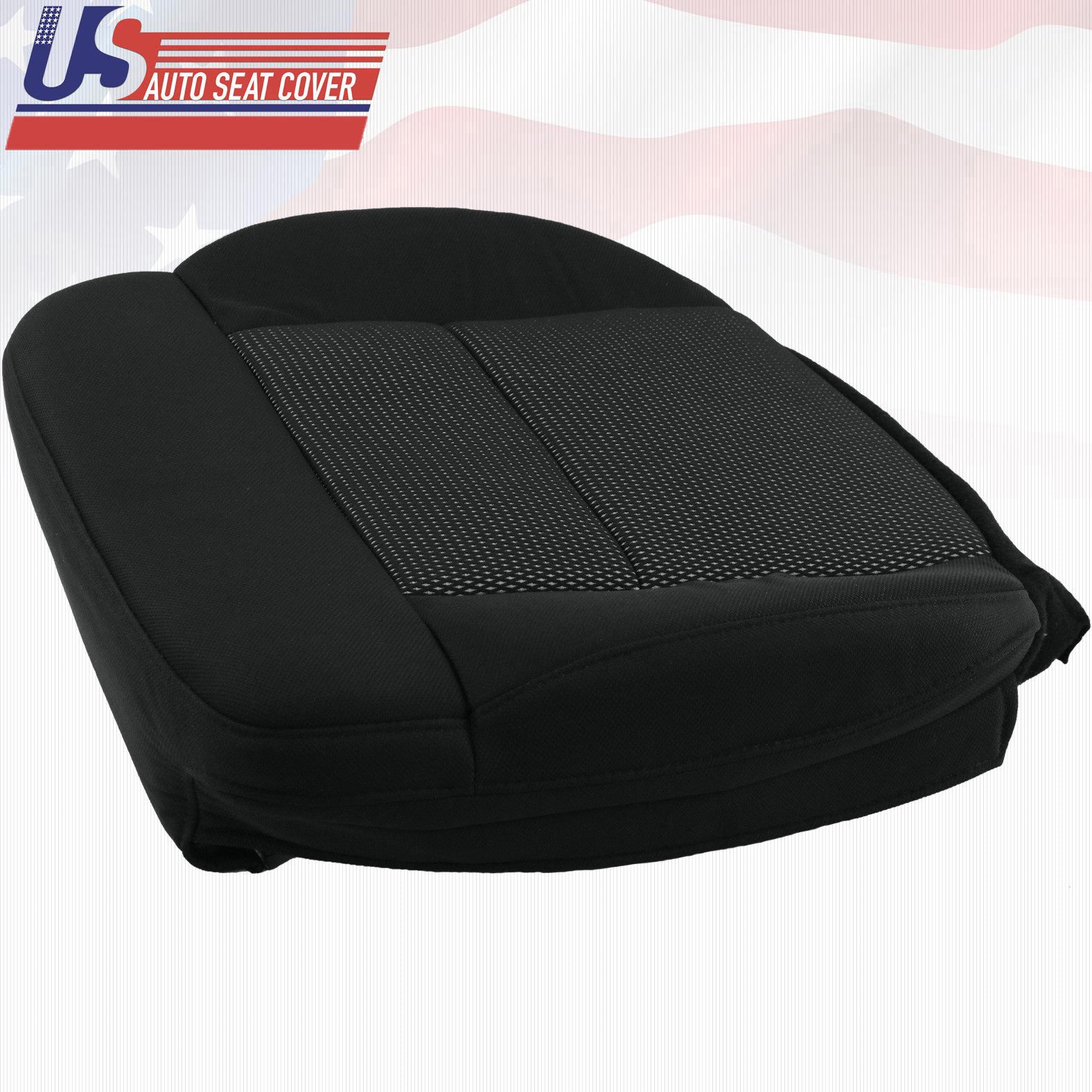 2004-2006 Fits Ford F150 Driver Bottom Cloth Replacement Seat Cover Black