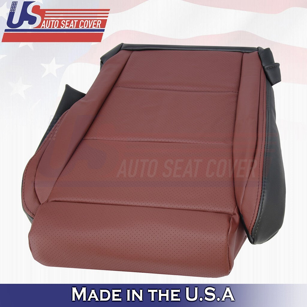 2013-2016 For Lexus GS350 F-Sport Driver Bottom Leather Seat Cover Red