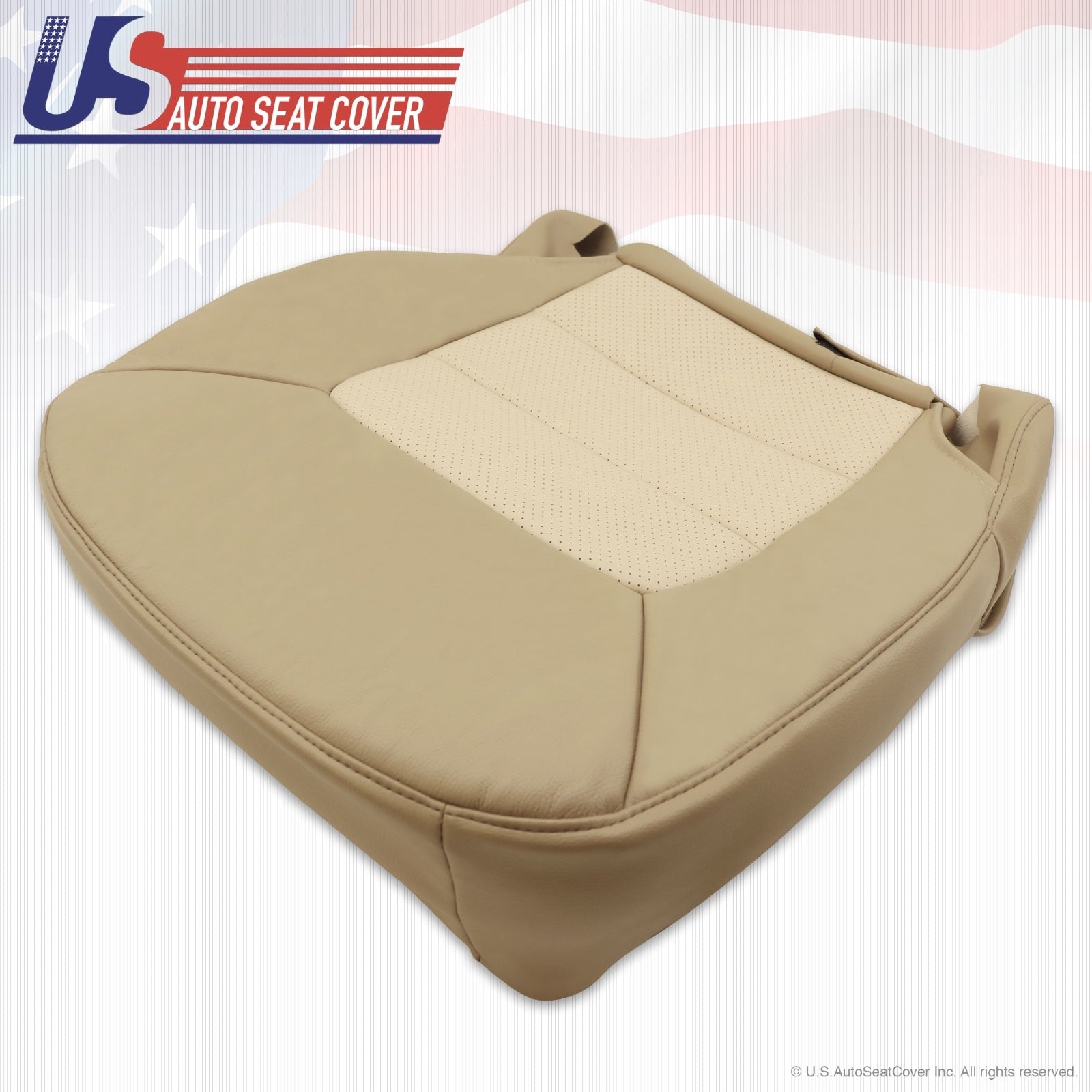 Driver bottom Leather seat Cover For Expedition Fits Limited, XLT, Eddie Bauer