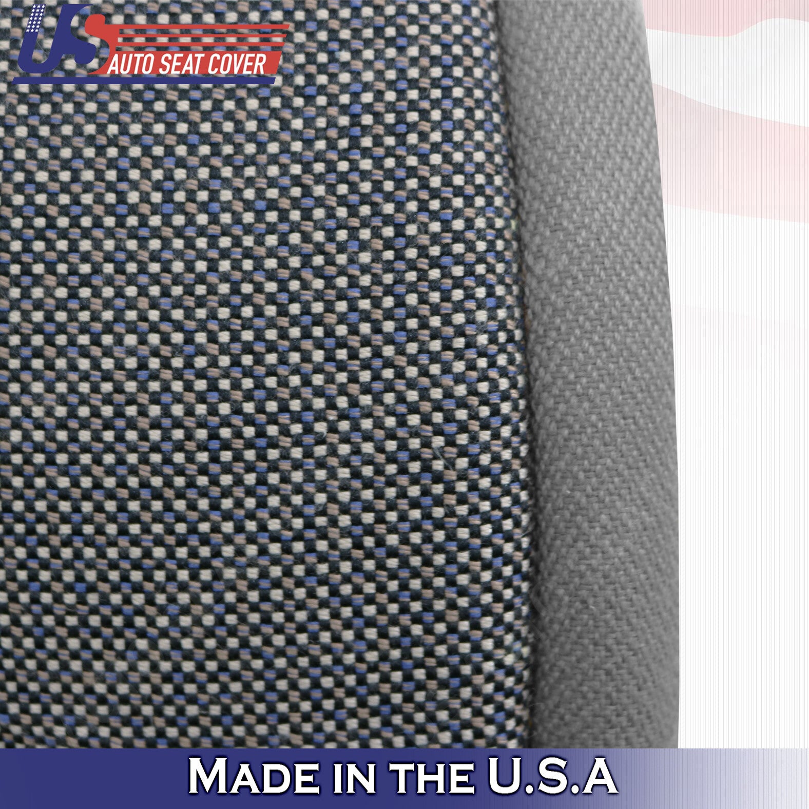 2000 2001 2002 Ford Ranger XL XLT TOP & BOTTOM cloth seat cover Gray