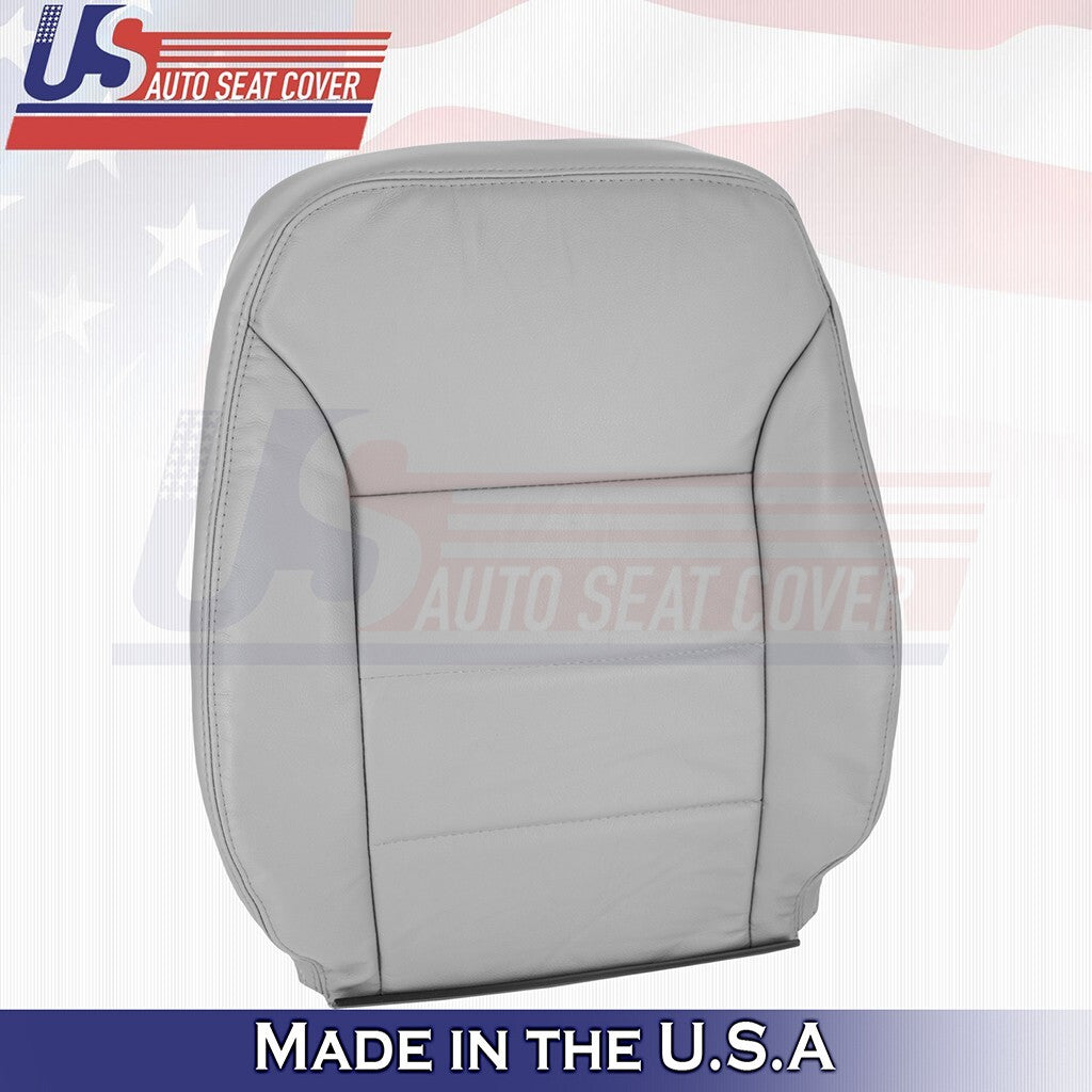 1999 to 2004 For Volkswagen Jetta Driver Bottom & Top Leather Seat Cover Gray