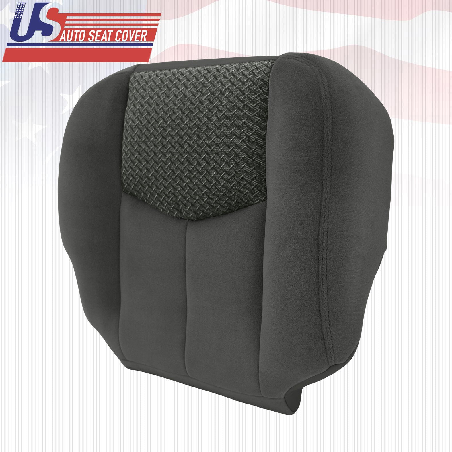 Chevy Avalanche Driver/Passenger Bottom Cloth Cover Dark Gray Fits 2003 & 2004