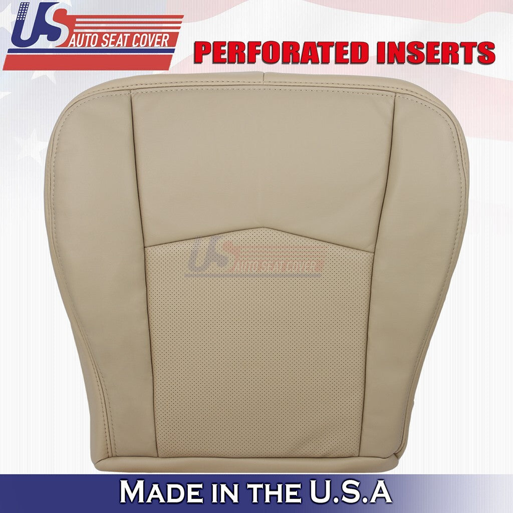 2004 to 2009 For Cadillac SRX Driver & Passenger Tops Bottoms Leather Cover Tan