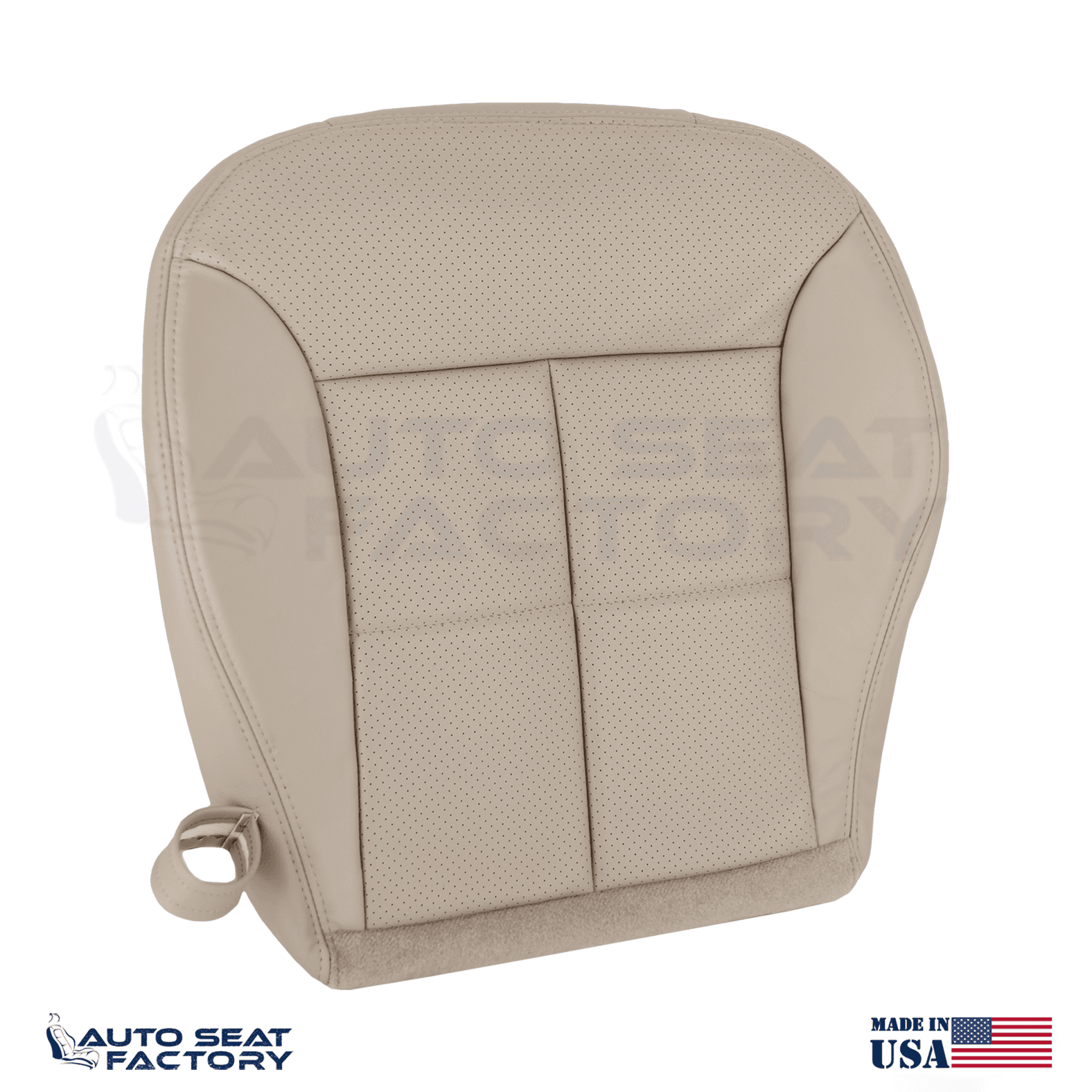 For 2007- 2010 Lincoln MKX Perforated RIGHT Bottom Cashmere Leather Seat Cover