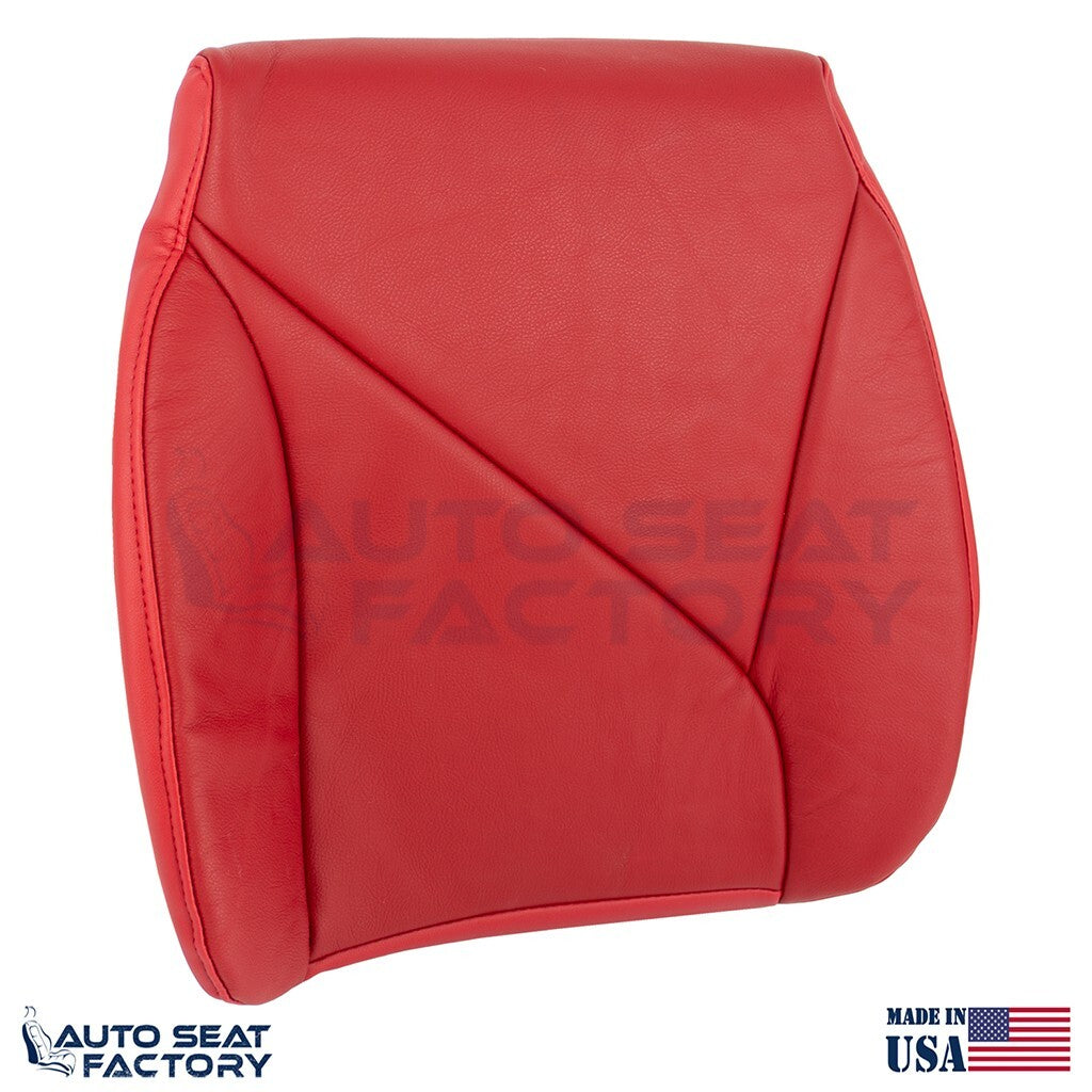 Replacement Fits 1995 Chevy Corvette Driver Side Bottom Red Vinyl Seat Cover