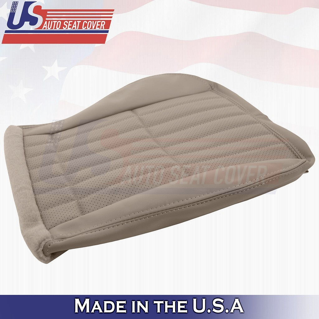 1997 to 2002 For Chevy Camaro Passenger Bottom&Top Perforated Leather Cover Tan