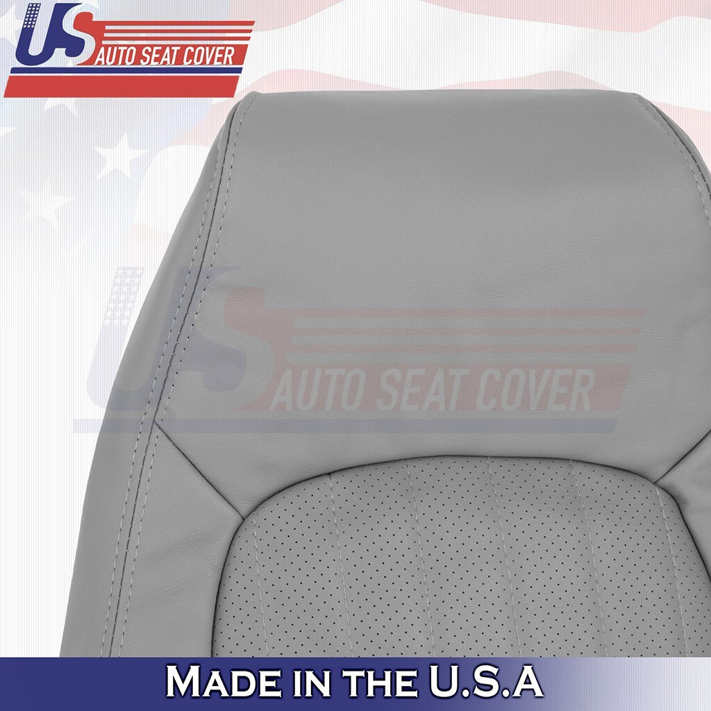 1997 to 2002 For Chevy Camaro PASSENGER Top Perforated Leather Cover Med Gray