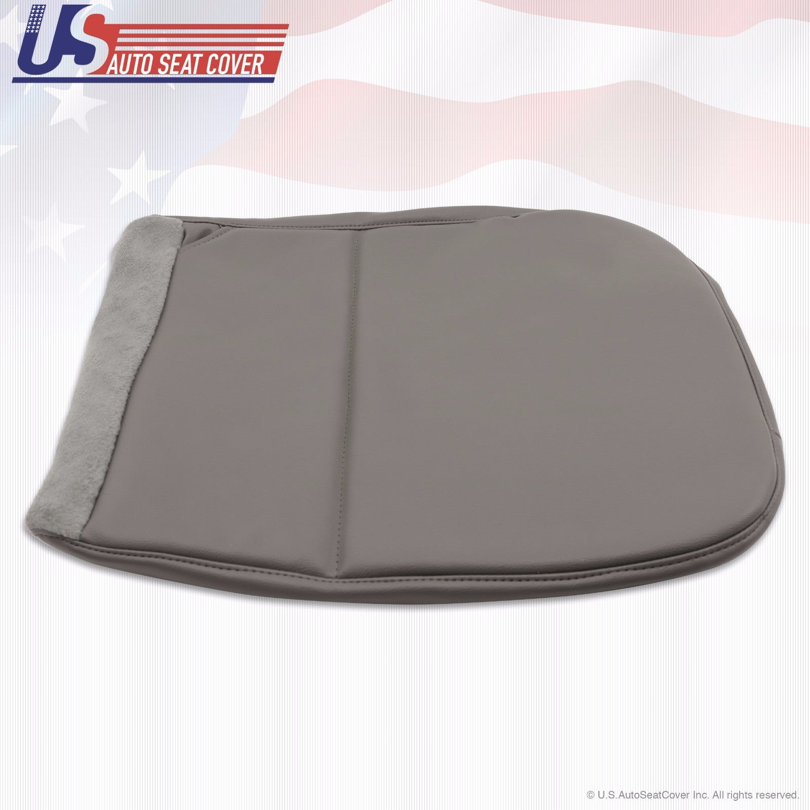 2010 Ford F250 F350 F450 F550 XL Driver & Passenger Bottom Vinyl Seat Cover Gray