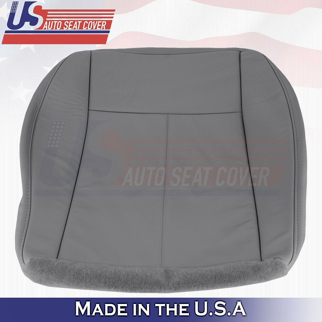 2005 to 2010 For Chrysler 300C Front Passenger Top Bottom Leather Cover Gray