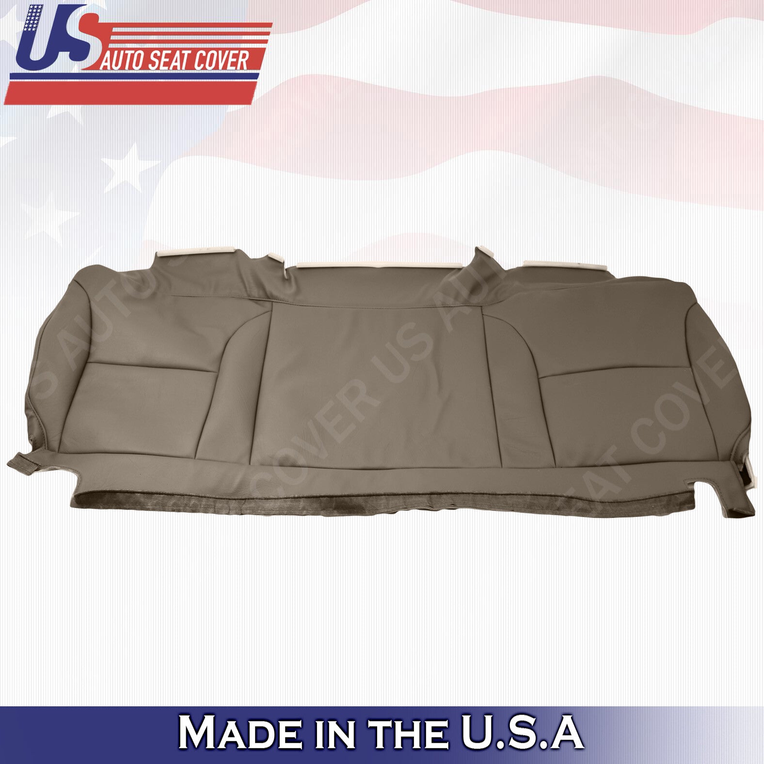 For 2001 International 4900 Bench Seat Cover Replacement in Tan