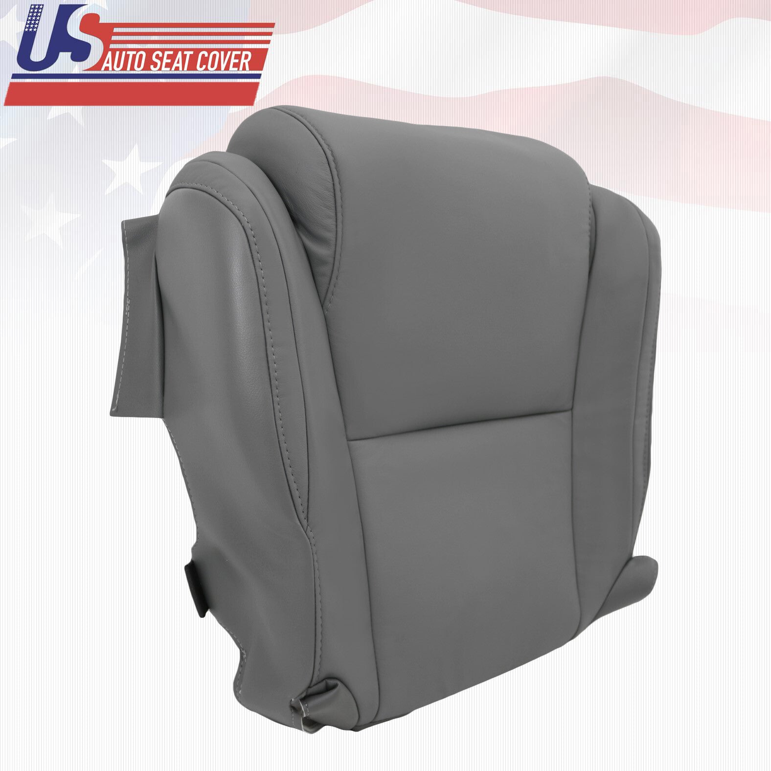 Fits 2007 2008 Toyota Tundra Passenger Bottom Gray Leather Seat Cover