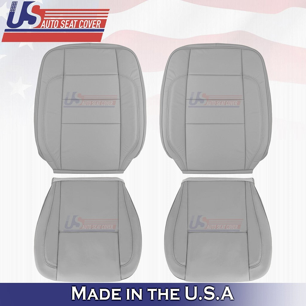 1998 to 2005 For Lexus GS300 Driver & Passenger Front Set Leather Cover Gray