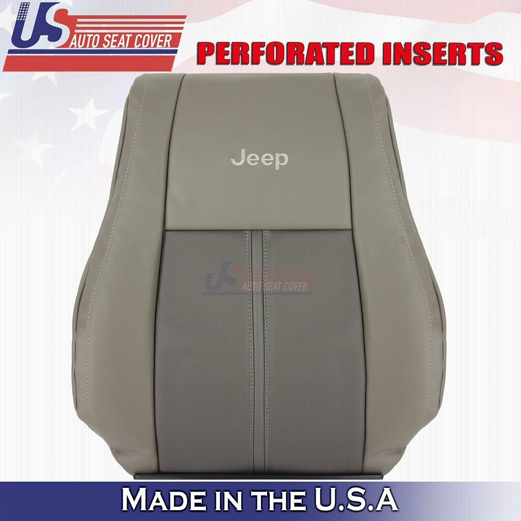 2005 2006 2007 Fits Jeep Grand Cherokee Driver Top Leather Seat Cover Tan