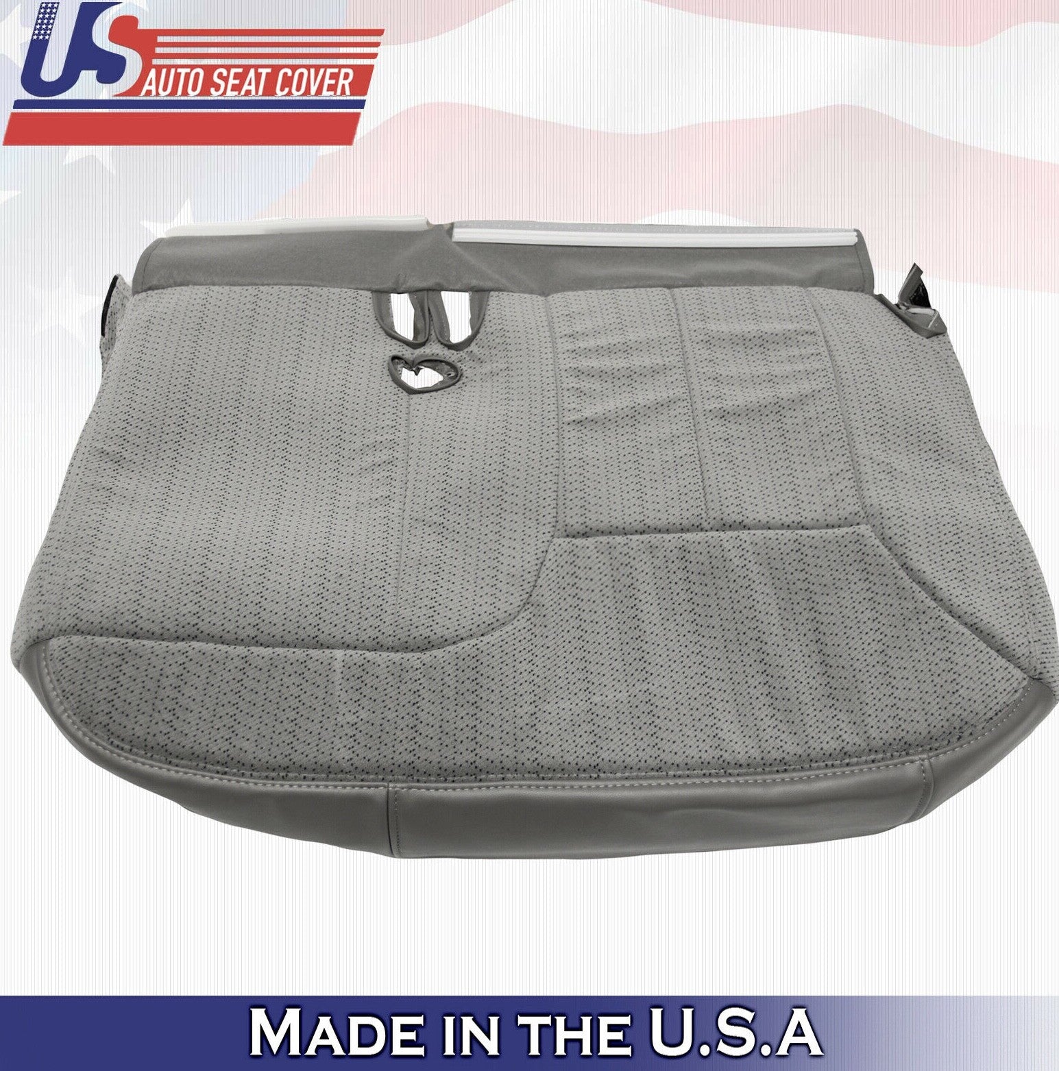 1995 to 1999 For GMC Yukon & Sierra Split Bench Bottom Cloth Seat in Gray