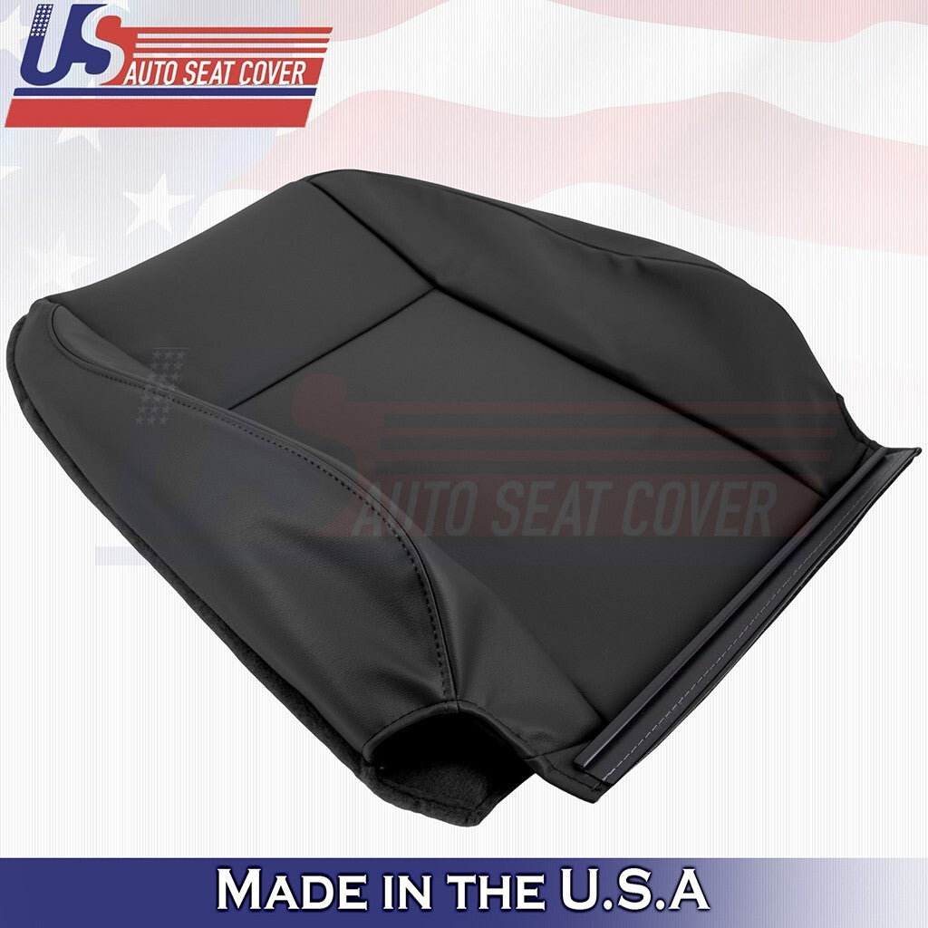2015 2016 For Ford Transit Van 150 250 350HD Driver Top Vinyl Seat Cover Black