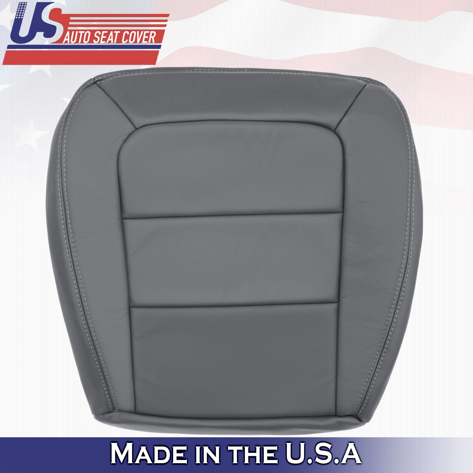 2001 2002 2003 Ford Explorer Sport 2 Door Driver Bottom Leather Seat Cover Gray