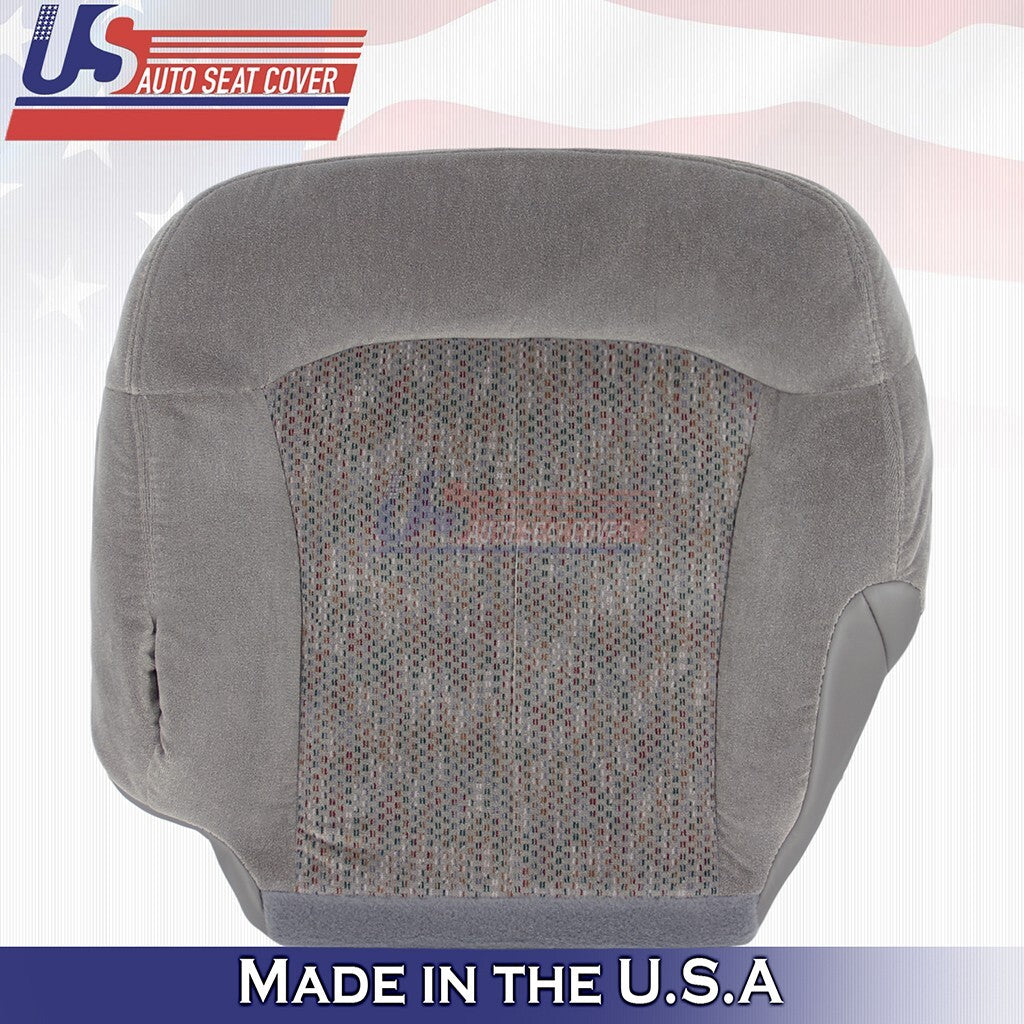 2000 to 2002 Fits Chevy Suburban Tahoe Driver Bottom Cloth Cover Pewter Gray
