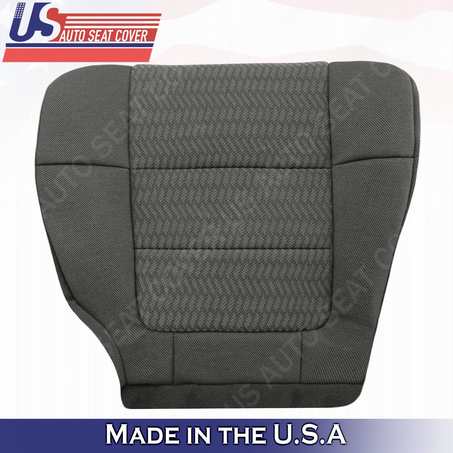 2001 2002 Ford F150 Quad Cab X-Cab Driver Bottom Cloth Dark Gray Seat Cover