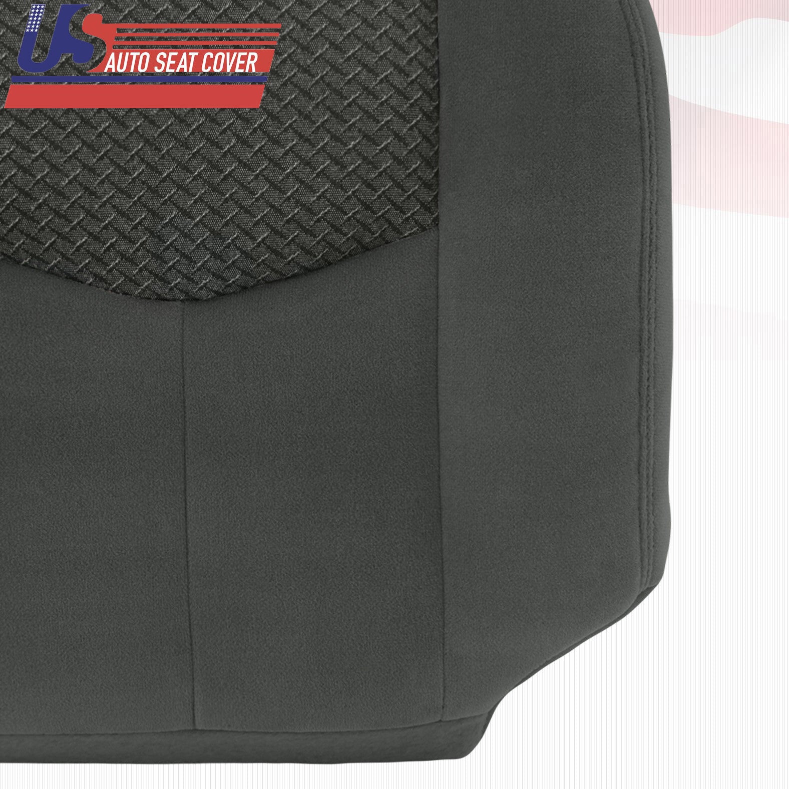 Chevy Avalanche Driver/Passenger Bottom Cloth Cover Dark Gray Fits 2003 & 2004
