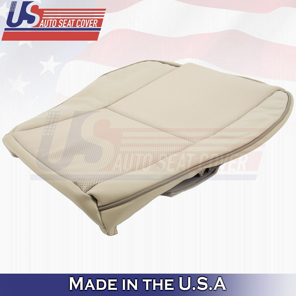 2001 to 2005 For Lexus IS300 Passenger Top & Bottom Perf Leather Seat Covers Tan