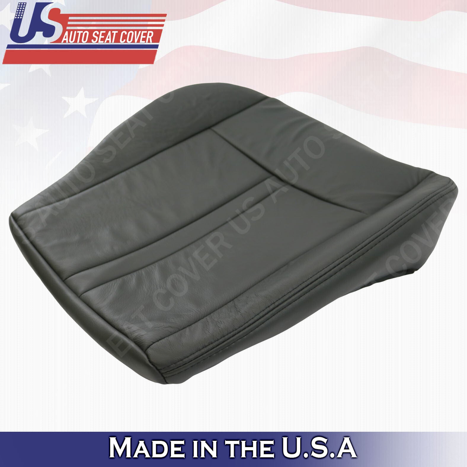 2005 2006 2007 Fits Jeep Grand Cherokee Driver Bottom Leather Seat Cover Black