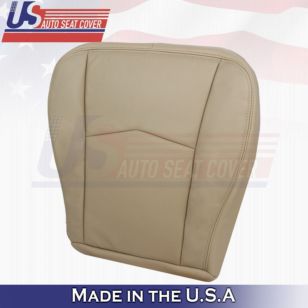 2004 to 2009 For Cadillac SRX Front Passenger Bottom Leather Cover Cashmere Tan
