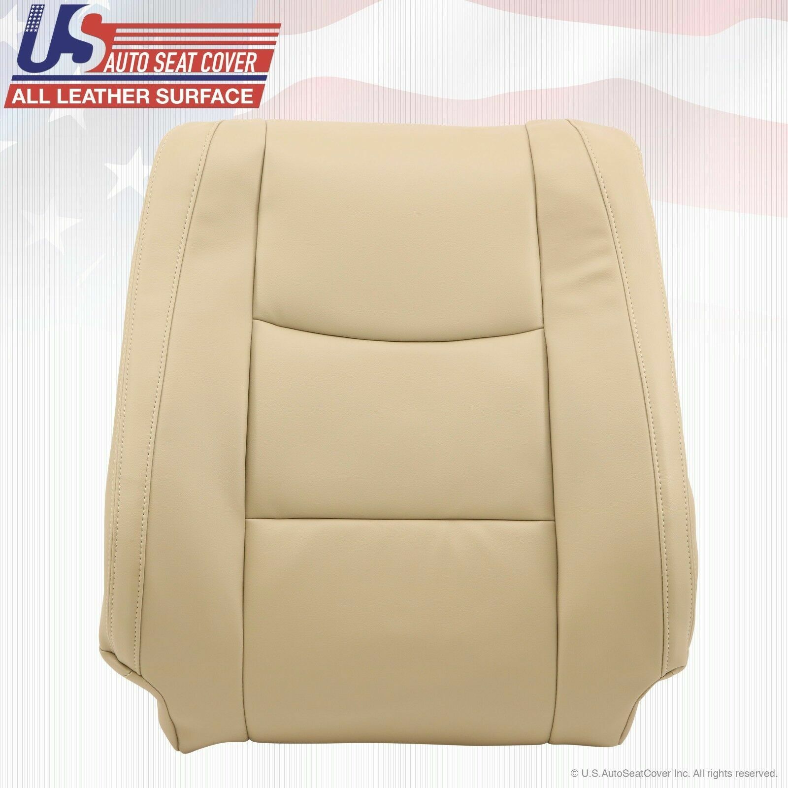 Fits 03 - 2009 Lexus GX470 Driver Lean Back Replacement Leather Seat Cover Tan