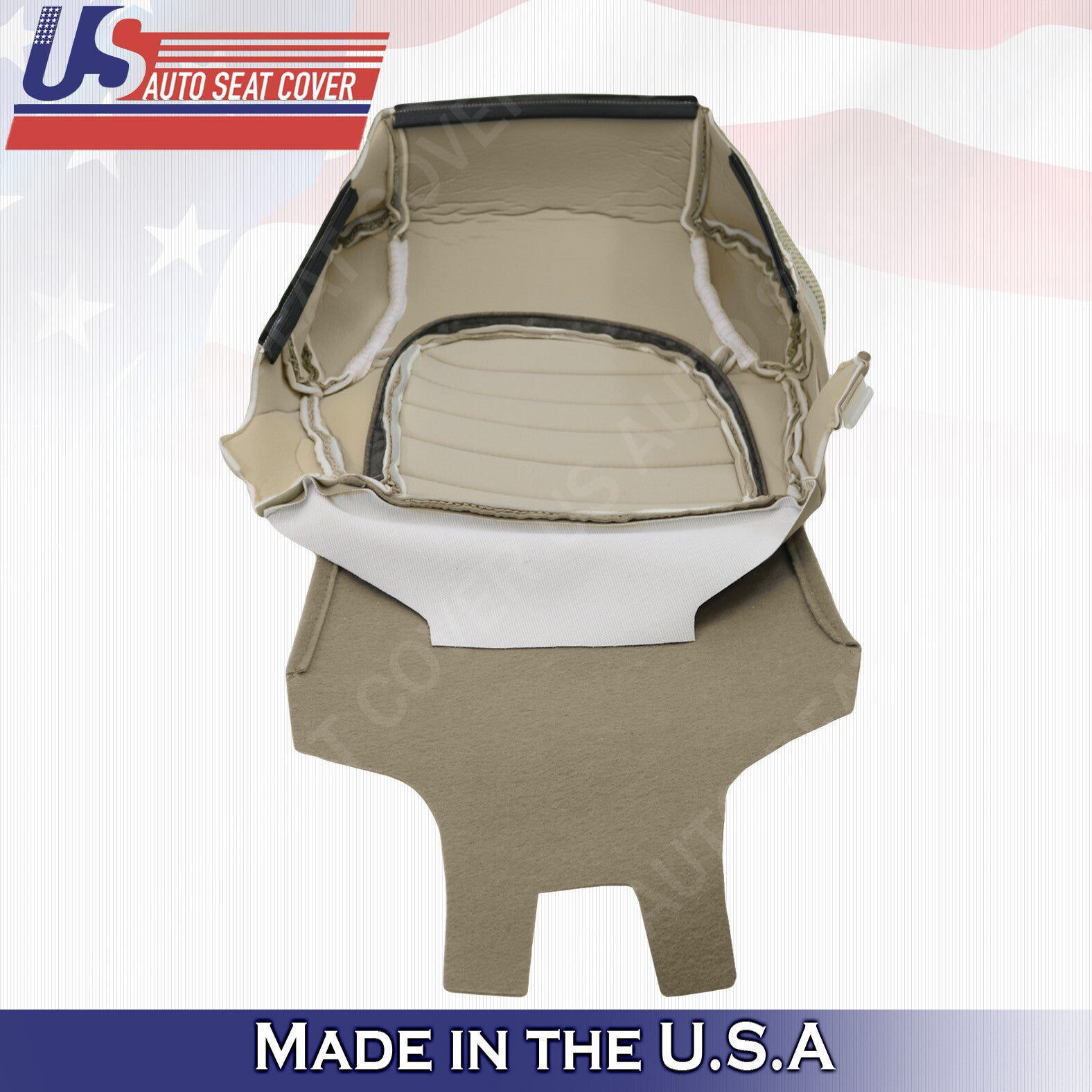 Bottoms Cloth Tan Seat Cover Replacement For 2007 to 2015 Nissan Pathfinder