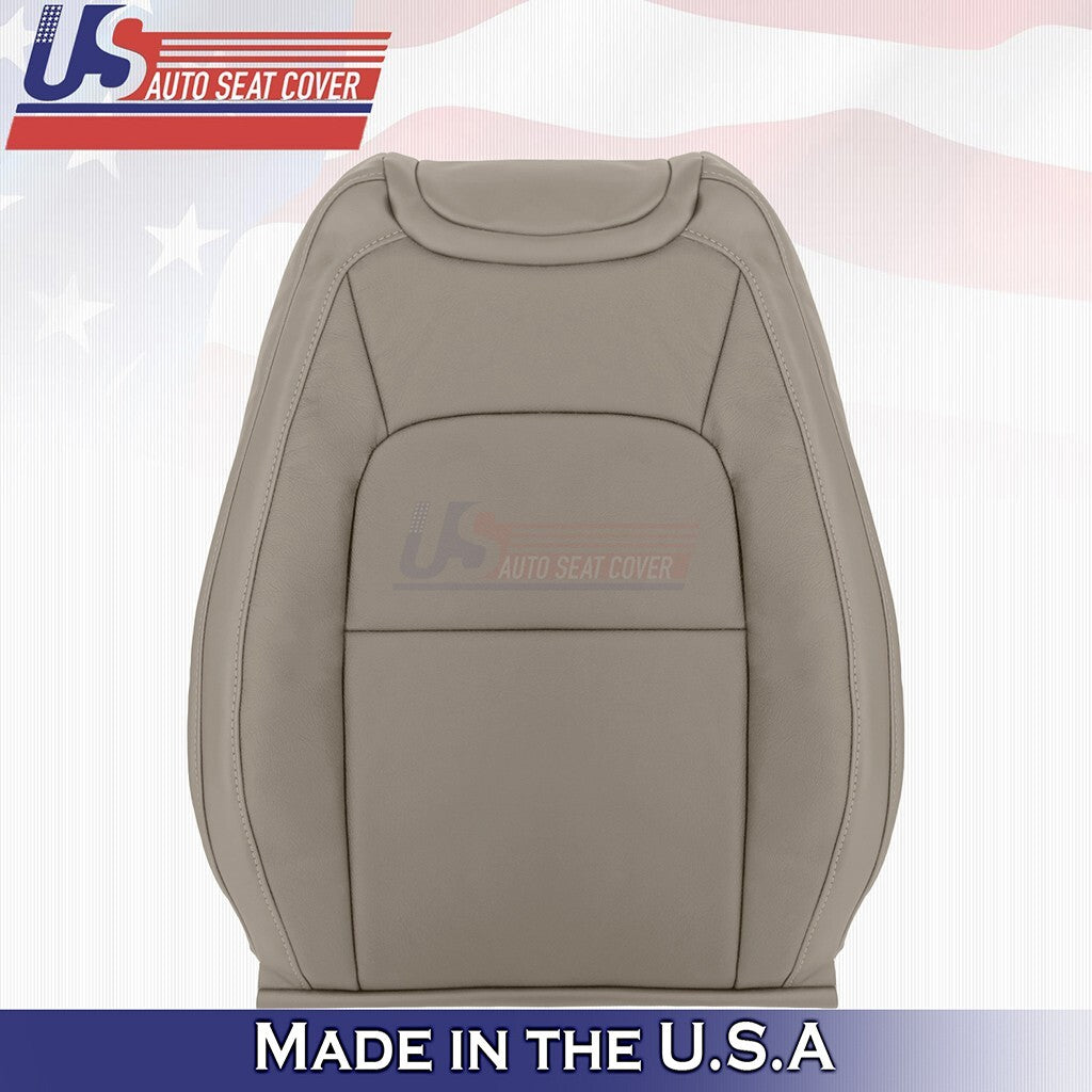 2015 to 2022 For GMC Canyon SLT Driver Side Top Leather Seat Cover Dune Tan