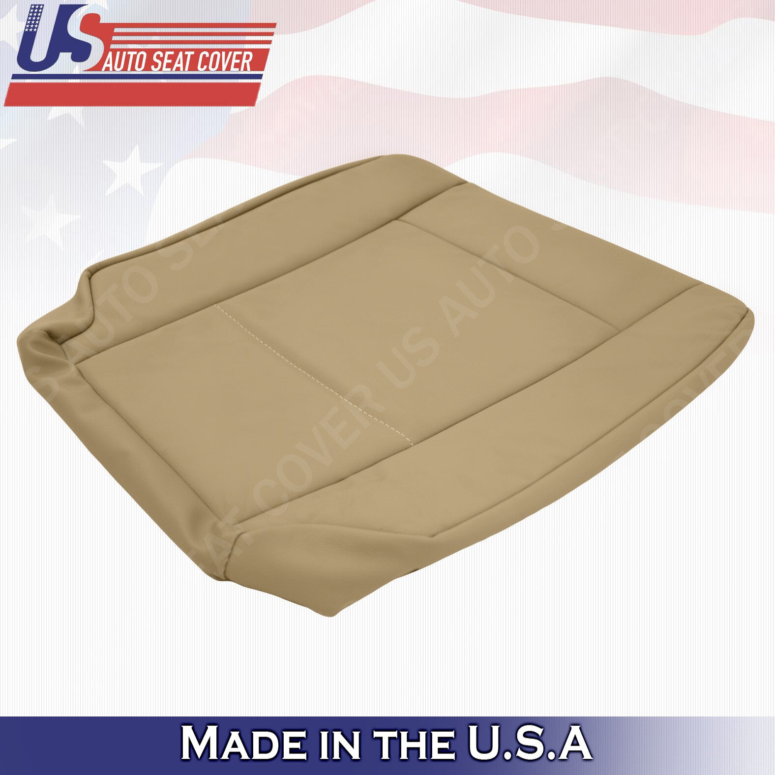 DRIVER BOTTOM LEATHER COVER SAND BEIGE FOR 2002 2003 2004 2005 2006 BMW 5 SERIES